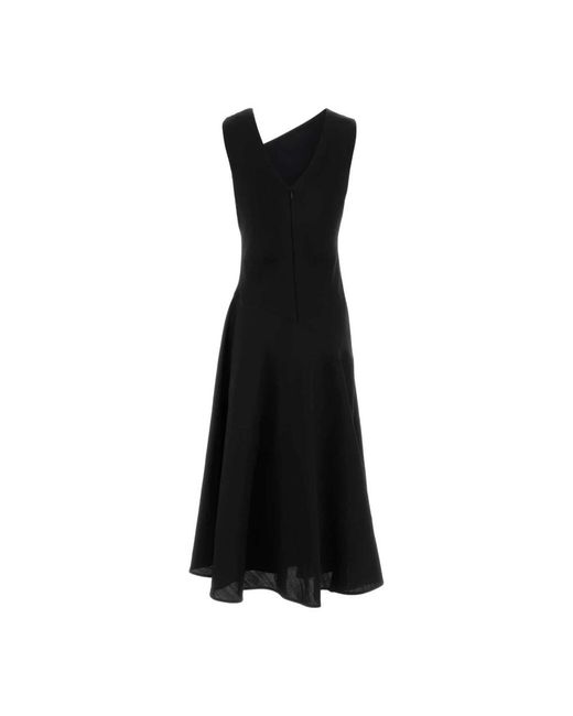 Jil Sander Black Midi Dresses