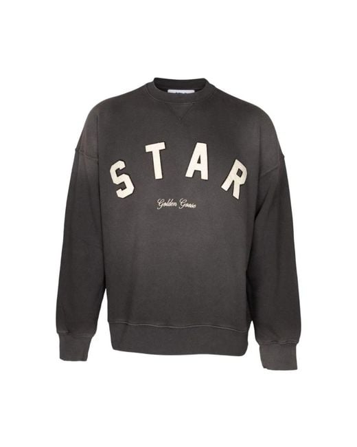 Golden Goose Deluxe Brand Gray Sweatshirts for men