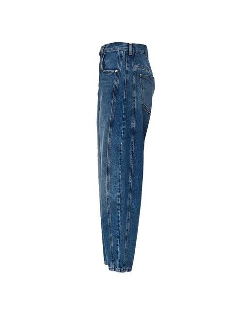 Isabel Marant Blue Loose Fit Jeans