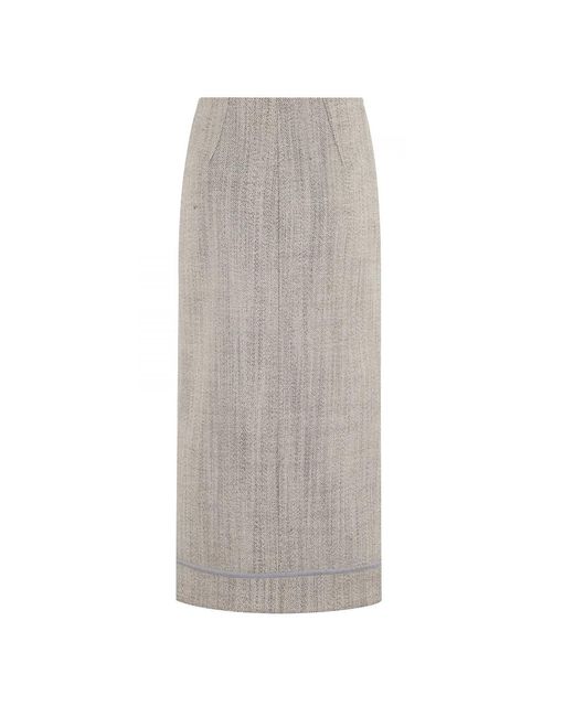 Tela Maxi Skirts in het Gray