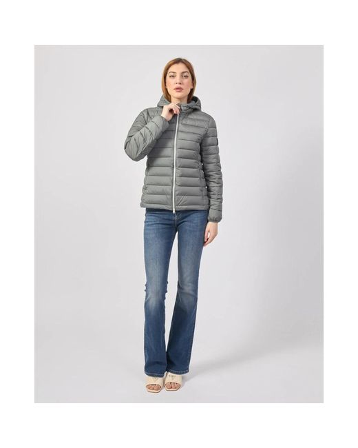 Ecoalf Gray Wendbare graue jacke atlantic stil