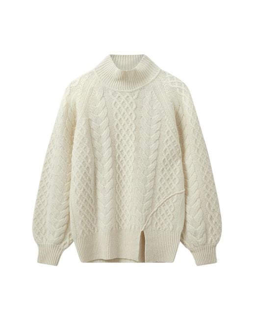 THE GARMENT Natural Turtlenecks