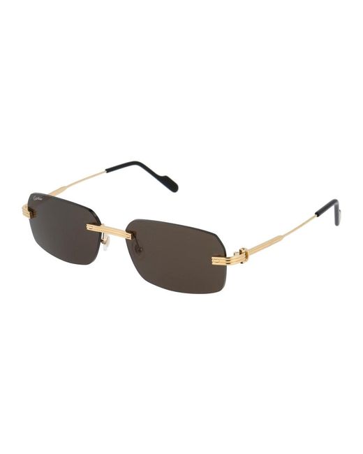 Cartier Metallic Sunglasses