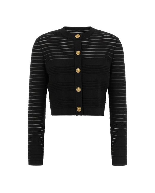 Cardigans Balmain en coloris Black