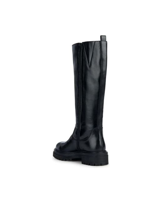 Geox Black High Boots