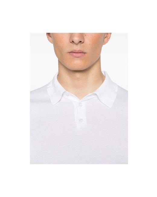Fedeli White Polo Shirts for men