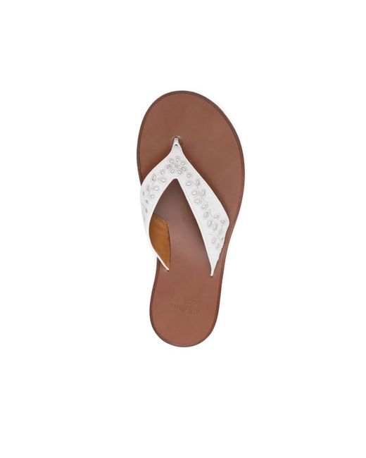 Chloé Flip Flops in het White