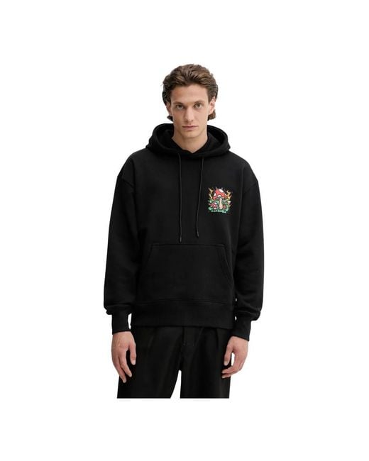 MSGM Hooded Sweatshirt in het Black voor heren