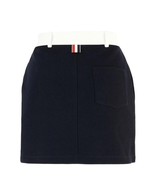 Thom Browne Blue Short Skirts