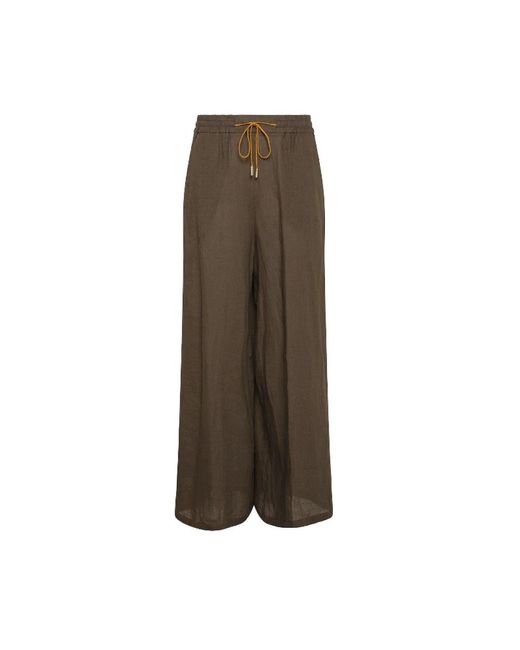 Momoní Brown Wide Trousers