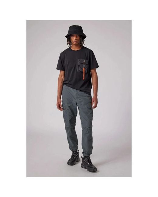 Straight Trousers di Parajumpers in Gray da Uomo