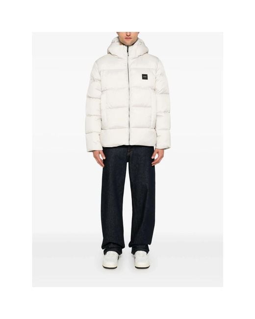 Calvin Klein White Winter Jackets for men