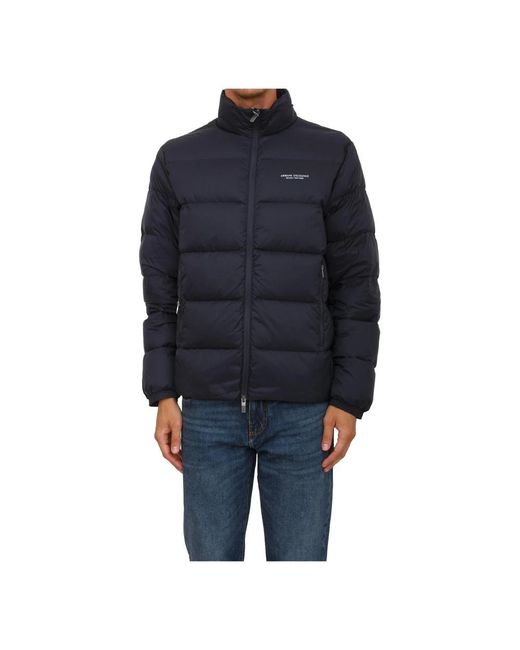ARMANI EXCHANGE Blue Winter Jackets for men
