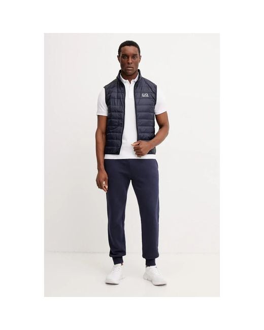 EA7 Core Identity Down Light Vest in het Blue voor heren