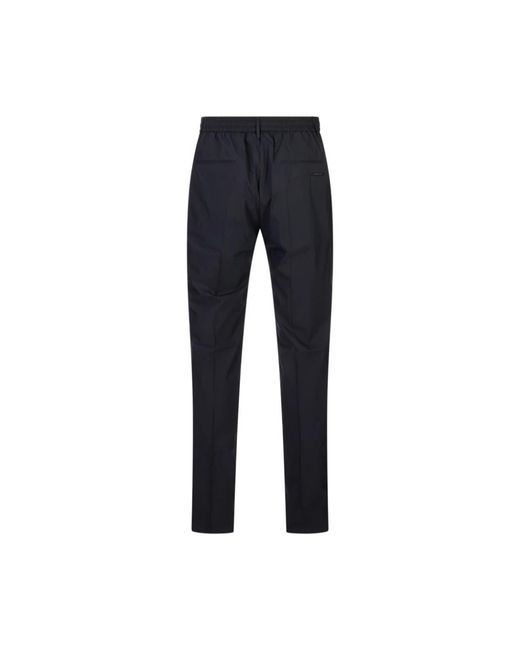 Peserico Blue Slim-Fit Trousers for men