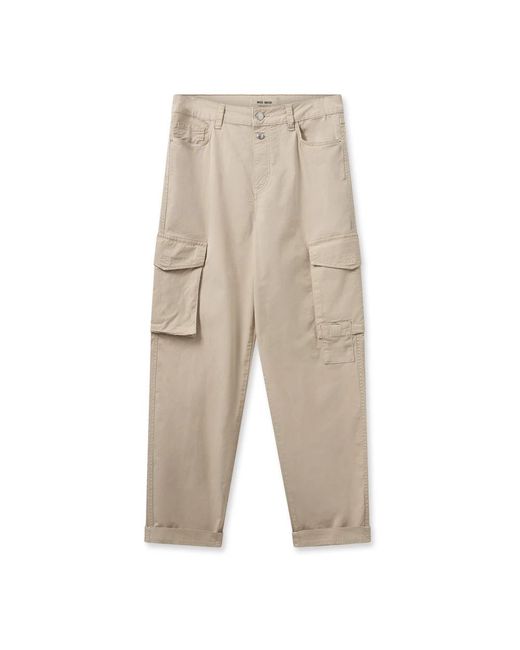 Mos Mosh Natural Tapered Trousers