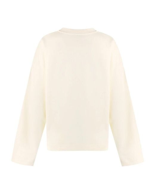 Moncler White Sweatshirts