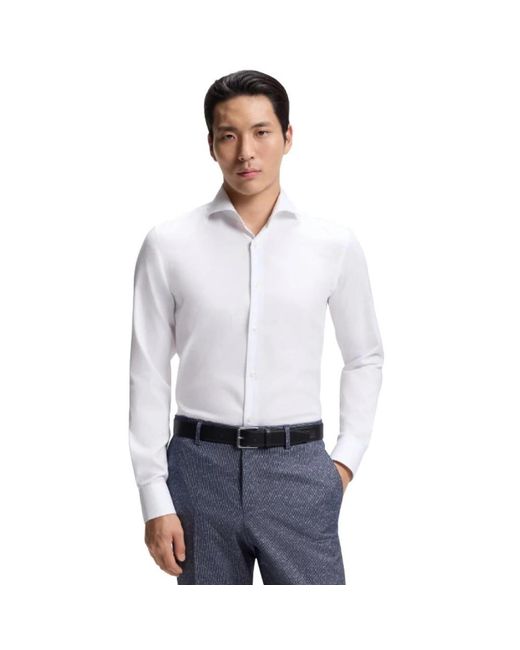 HUGO White Formal Shirts for men