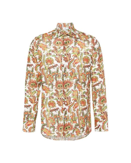 Etro Natural Casual Shirts for men