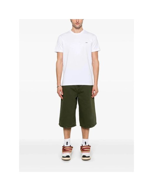 DSquared² Tops ,Wit ,Katoen T-Shirt in het White voor heren