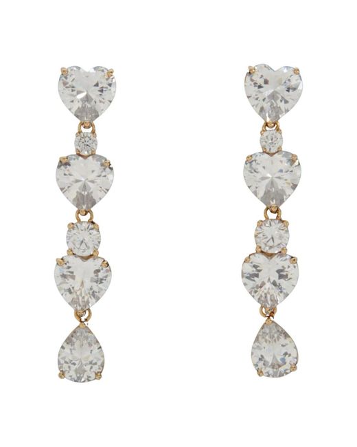 Earrings Self-Portrait de color White