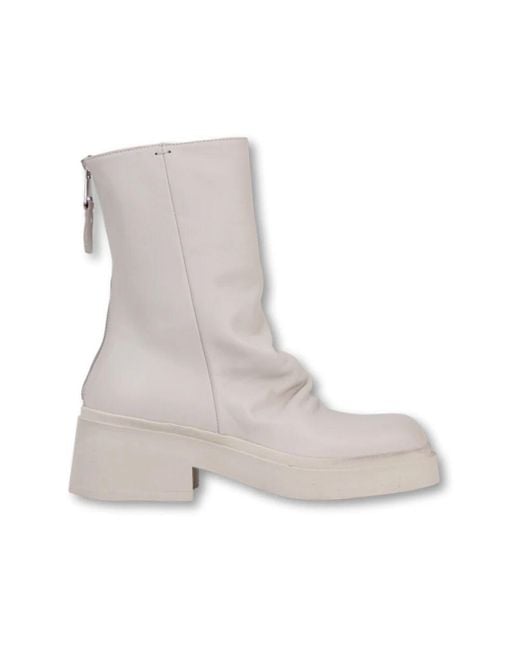Elena Iachi Gray Stilvolle lederstiefel