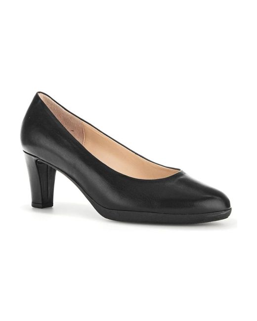 Gabor Schoenen ,Zwart ,Leer Formele Zakelijke Pumps in het Black