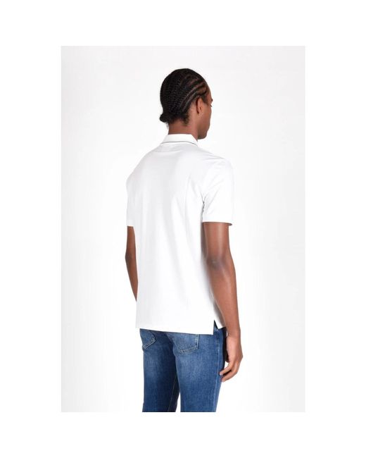 C P Company Polo shirt aus baumwollmischung in White für Herren