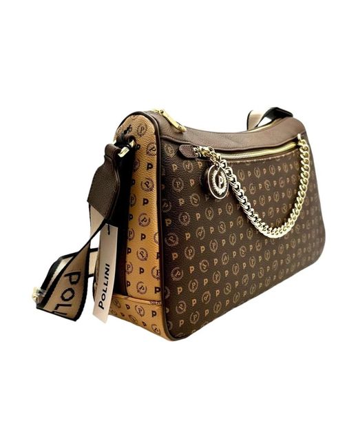 Borsa a tracolla di Pollini in Brown