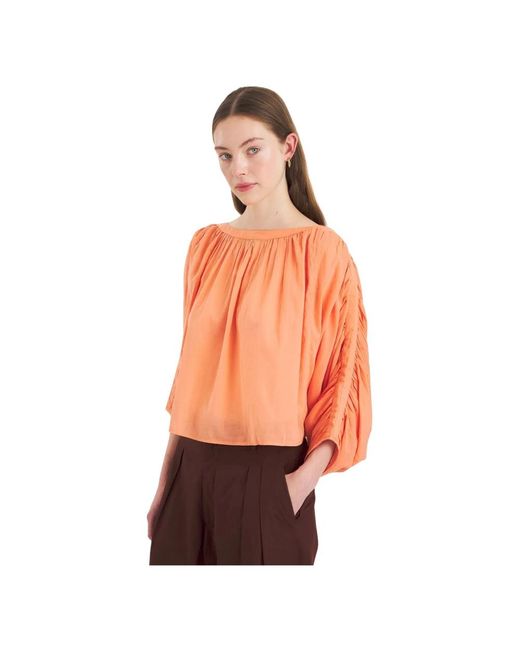 Antik Batik Orange Blouses
