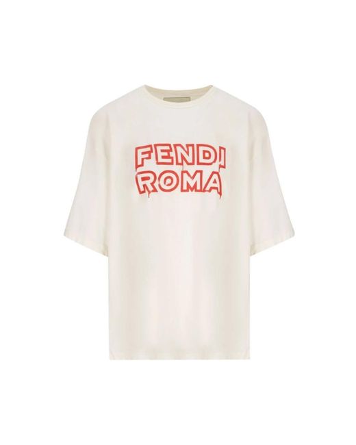 Fendi White T-Shirts