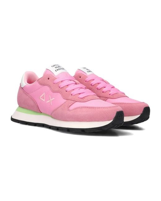 Sun 68 Pink Sneakers