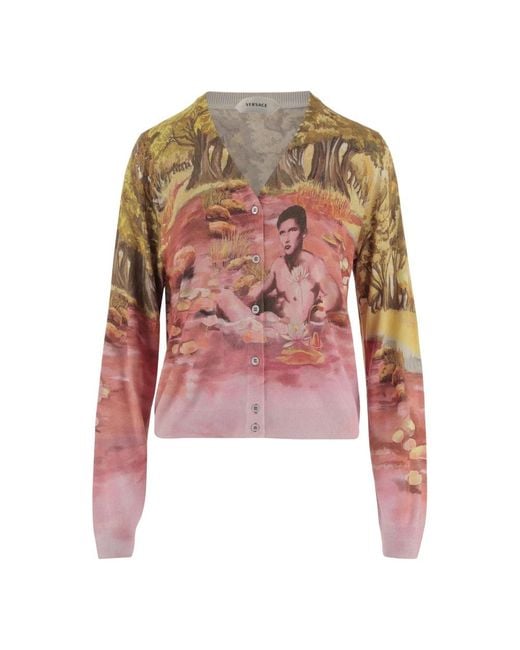 Versace Pink Cardigans