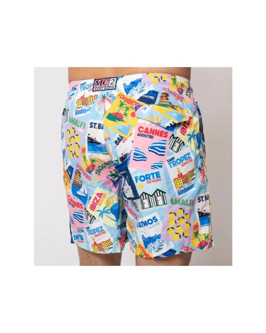 Beachwear Mc2 Saint Barth de hombre de color Blue