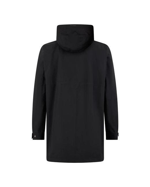 Herno Black Parkas for men