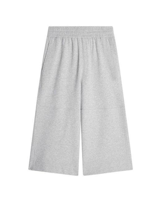 Dries Van Noten Gray Cropped Trousers for men