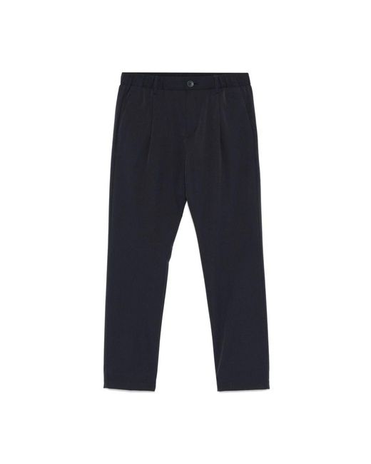 Straight Trousers Herno de hombre de color Blue
