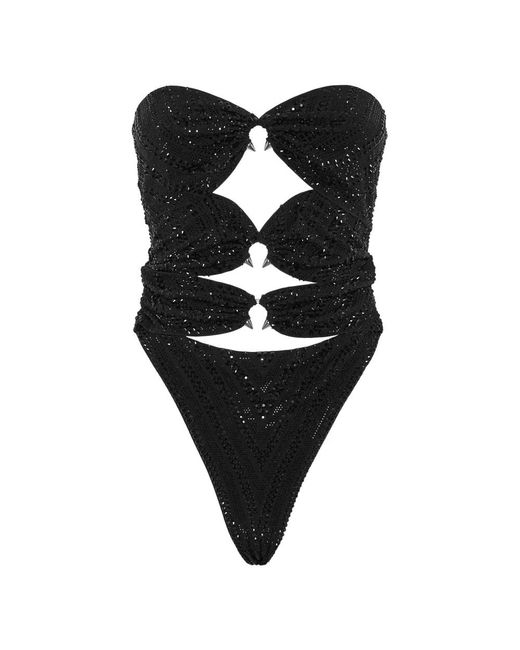 Philipp Plein Badmode ,Zwart ,Monokini in het Black
