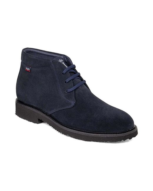 Callaghan Blue Lace-Up Boots for men