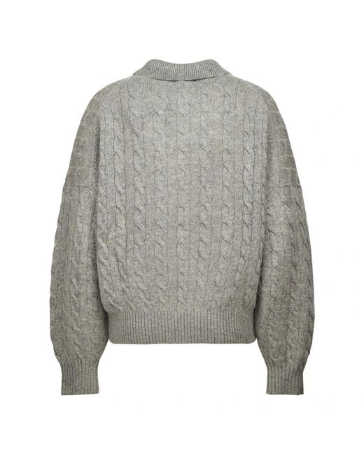 Polo Ralph Lauren Gray Round-Neck Knitwear
