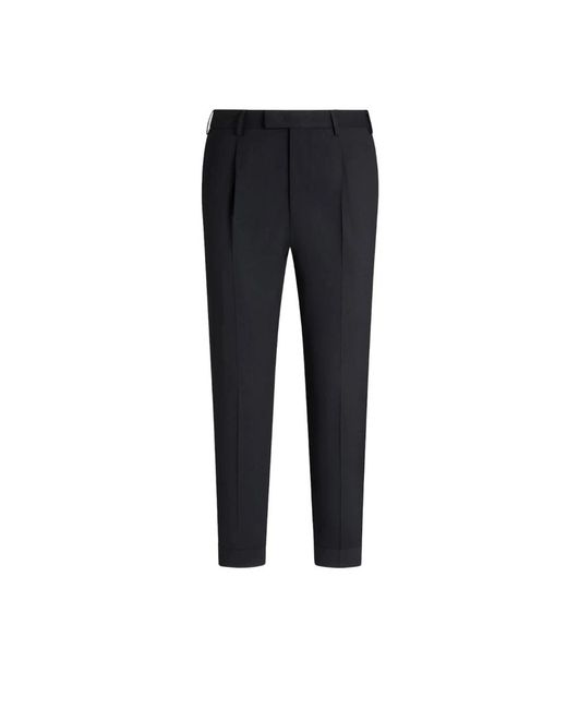 PT Torino Blue Suit Trousers for men