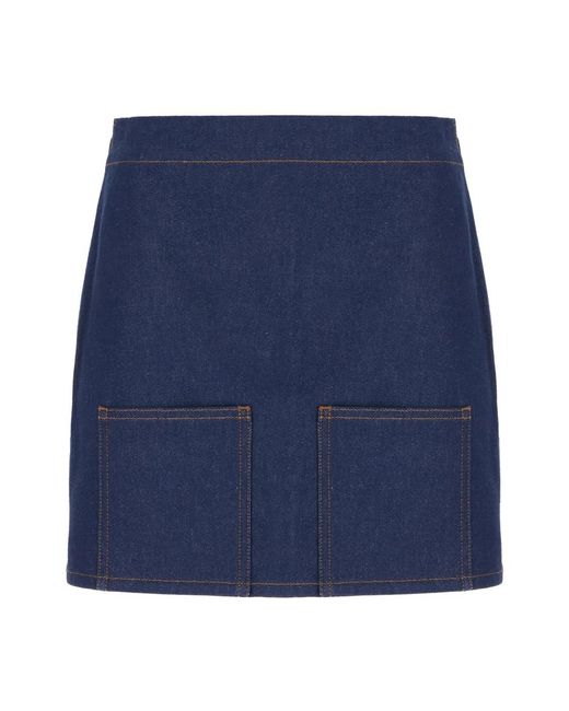 Fendi Denim Mini Rok in het Blue