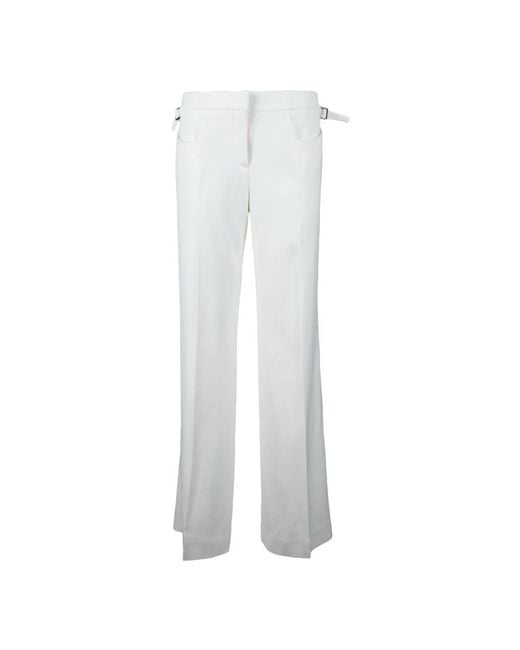 Tom Ford White Wide Trousers