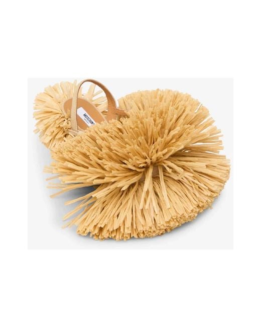 Moschino Yellow High Heel Sandals