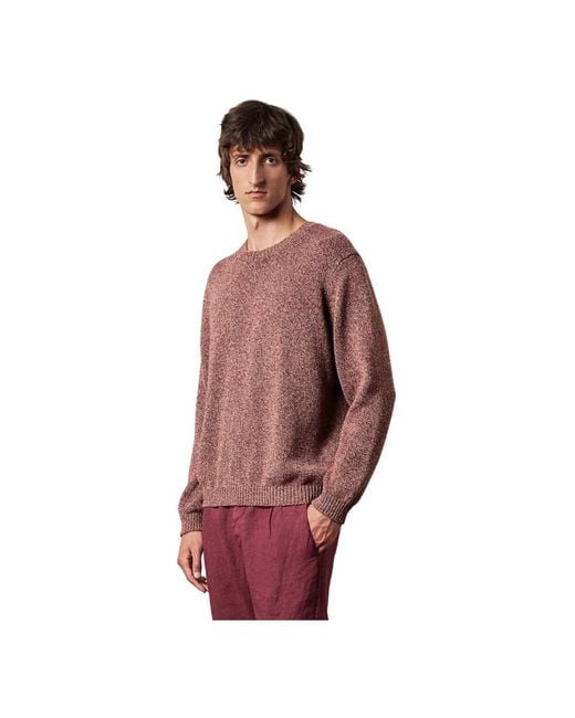 Knitwear > round-neck knitwear Massimo Alba pour homme en coloris Red
