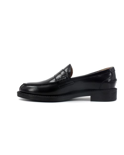 Frau Black Loafers
