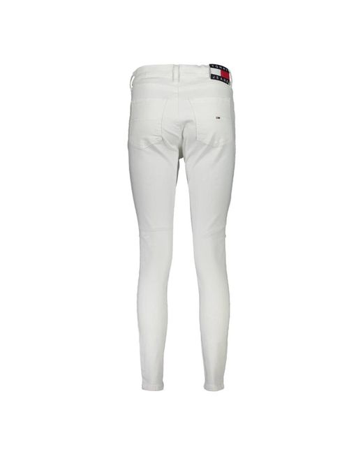 Jeans > skinny jeans Tommy Hilfiger en coloris Gray