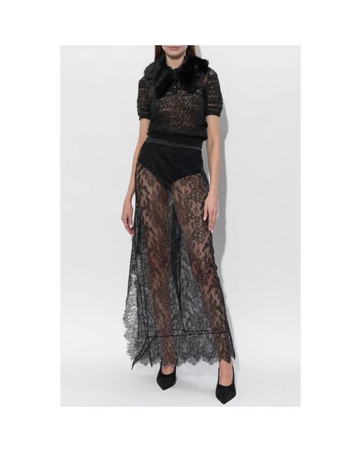 DSquared² Tops ,Zwart ,Leer Polo Met Korte Mouwen in het Black