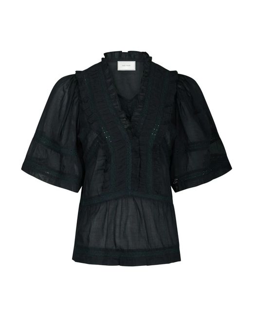 Neo Noir Black Blouses