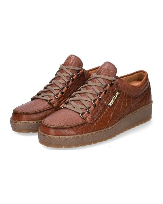 Laced Shoes di Mephisto in Brown da Uomo